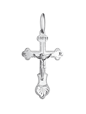Крестик православный из серебра