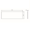 Am.Pm W84A-160-070W-P Func панель фронтальная для ванны 160х70