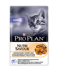 Pro Plan пауч для котят кусочки в желе (курица) 85 г
