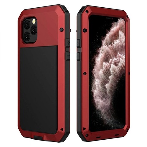 Чехол бронированный Taktik Extreme для iPhone 11 Pro (Красный)