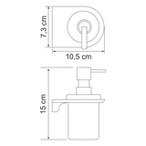 Kammel K-8399WHITE Дозатор для жидкого мыла