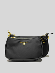 Кроссбоди Michael Kors черная с кошельком и ремешком в комплекте