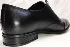 Кожаные мужские туфли под костюм Ikoc 2249-1 Black Leather.