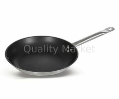 Сковорода Luxstahl 260/50 из нержавеющей стали, антипригарное покрытие