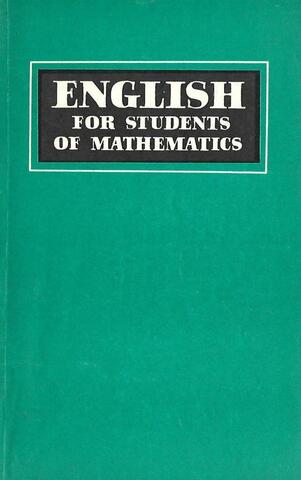 English for Students of Mathematics
