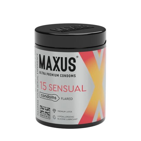 Анатомические презервативы MAXUS Sensual - 15 шт. - Maxus Maxus Sensual №15 X-Edition