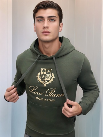Худи Loro Piana 338077green
