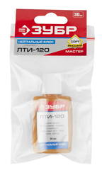 ЗУБР 30 мл, нейтральный флюс, лти-120 (55480-030)