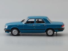 GAZ-3110 Volga 1997  aquamarine 1:43 DeAgostini Auto Legends USSR #257