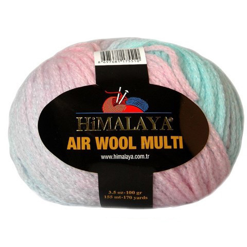 Air Wool Multi Himalaya (74% акрил, 13% полиамид, 13% шерсть, 100гр/155м)