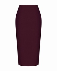 Юбка миди прямая из вискозы