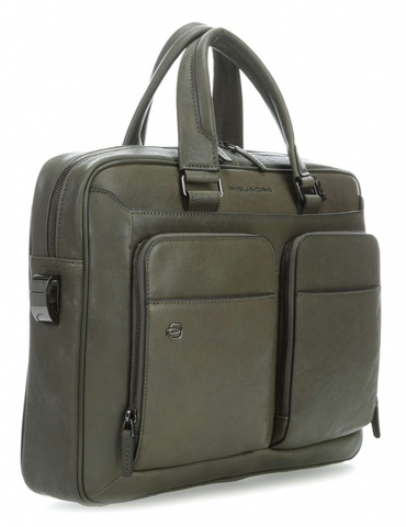 Сумка Piquadro Black Square, зелёный, кожа натуральная (CA2849B3/VE)
