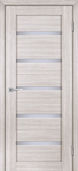 Дверь Лайт-07 nanotex / Цвет Лиственница белая / белый сатинат / Двери STABILE PORTE