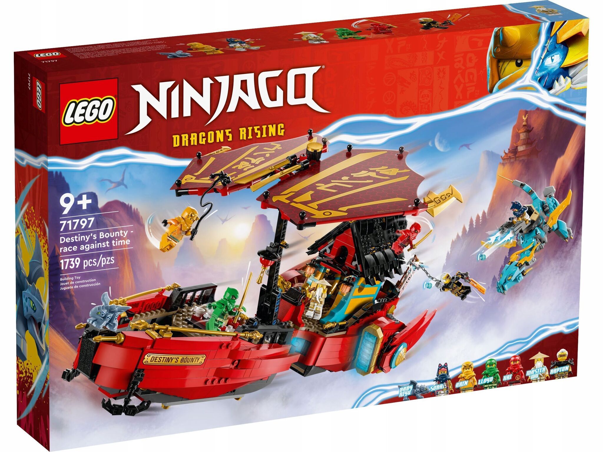 Конструктор LEGO Ninjago Жемчужина судьбы - гонка на время 71797 купить в  Москве | Доставка по России.