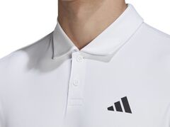 Поло теннисное Adidas Club 3-Stripes Tennis Polo Shirt - white