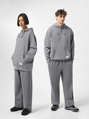 Толстовка Alpha Industries Essential Hoodie Medium Charcoal Heather (Серая)