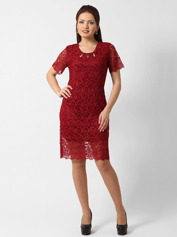 1280-2 платье красное