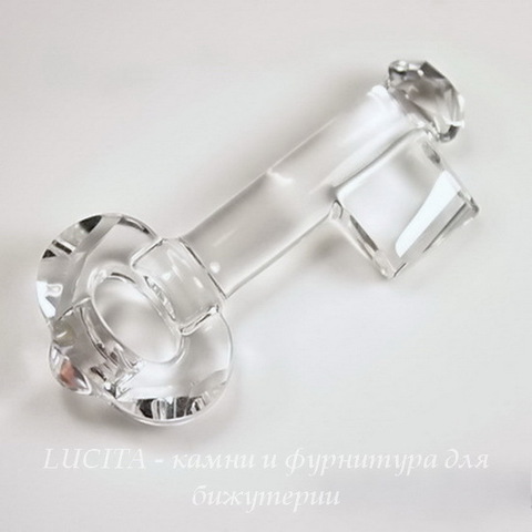 6919 Подвеска Сваровски Ключик Crystal  (50 мм) ()