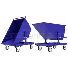 Тележка-контейнер (ТПС) под металлическую стружку и СОЖ (1235х750х820) К-125