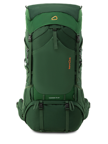 Картинка рюкзак туристический Kanrock Charger 75+15 Pine Green - 3
