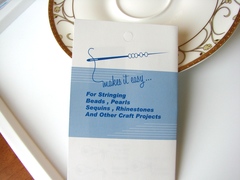 Иглы Миюки для бисероплетения 6шт.