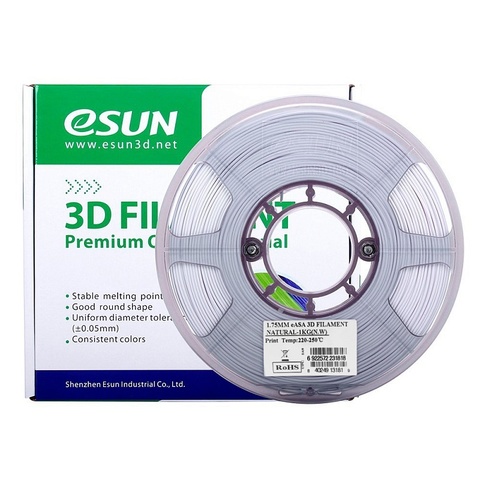 Катушка пластика eASA ESUN 1.75 мм 1кг., натуральная