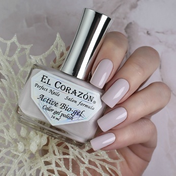 El Corazon 423/ 360 active Bio-gel  Cream белый с сиреневым