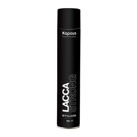 Kapous Lacca Strong - Лак для волос сильной фиксации ( без фриона )