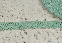Кружево хлопковое/Тесьма вязаная 20.01.119, ш. 2 см, фисташка