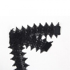 Кожаная сорочка-грация Ohyeah с пажиками и чокером, XL-2XL