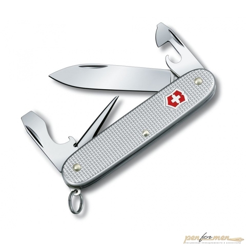 Нож перочинный Victorinox Pioneer 93мм 8 функций алюминий серебристый (0.8201.26)
