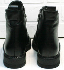 Черные женские  полуботинки демисезонные Tina Shoes 292-01 Black.