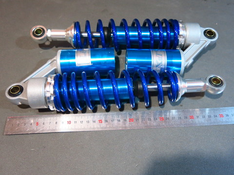 Амортизаторы LFX  320мм синие