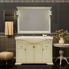 Зеркало РИСПЕКТО 120, слоновая кость