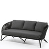 Уличный диван Branzie черный