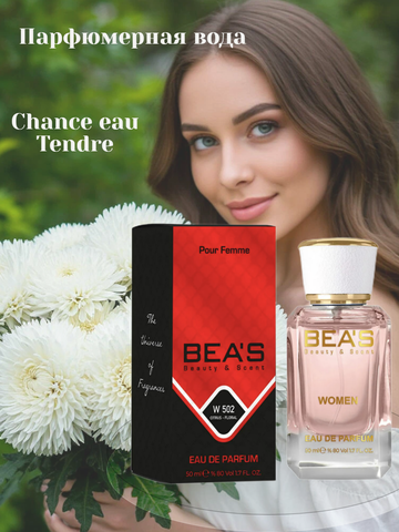 Парфюмерная вода Chance eau Tendre 50 ml W502  BEA'S