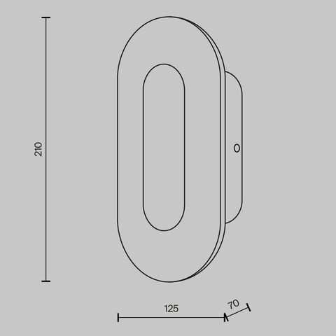 Настенный светодиодный светильник Maytoni Ply MOD355WL-L6BS3K
