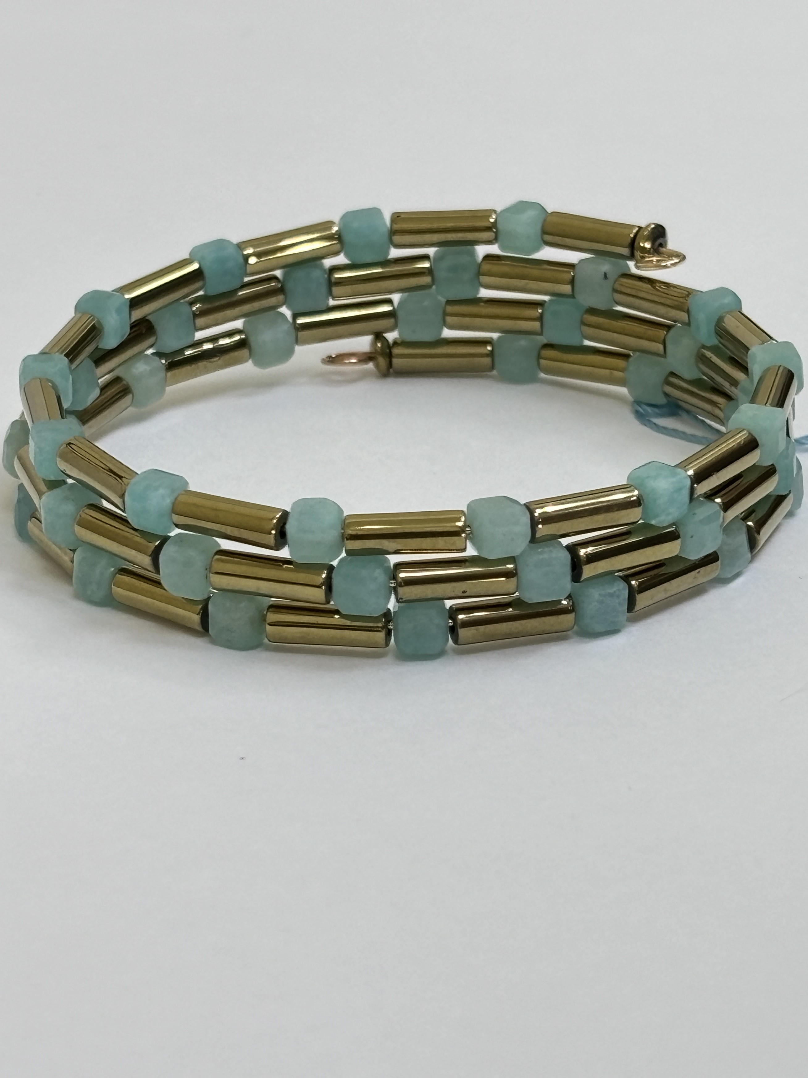 Амазонит (браслет из натуральных камней)