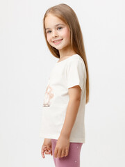 фуфайка  для девочки  КР 302813/белая лилия к581
