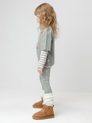 брюки  для девочки  КР 4074/хаки 6206 Н070.1 к663