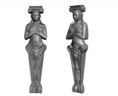 Силиконовый молд № 2070 Капитель