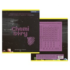 
          Тетрадь предметная 36л. А5 "Химия", клетка, со справочным материалом, скрепка, мелованный картон (стандарт), блок офсет, Alingar "Chalk board"