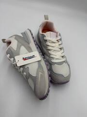 Женские кроссовки цвет "светло-серый/розовый/фиолетовый" артикул 7W126L25-4