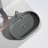 Ceramica Nova Element CN6048MDH Умывальник чаша накладная овальная, 60.8x38.5, цвет: темный антрацит матовый