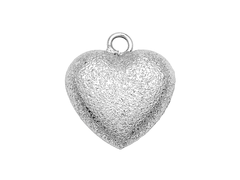 Кулон Фактурное Сердце, 23,5мм