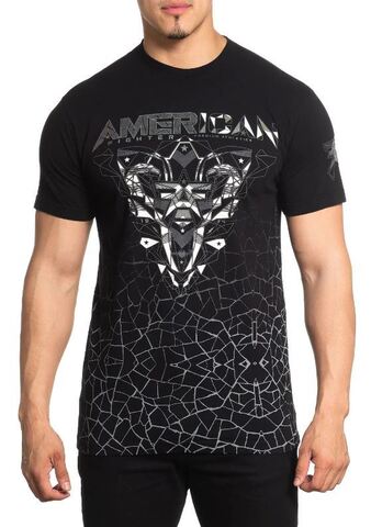 American Fighter | Футболка мужская CARAWAY FM13508 от Affliction перед