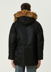Парка Alpha Industries N-3B Slim Fit Black (Черная)