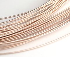 Канитель жесткая розовое золото 1 мм (№1439)