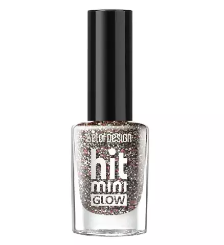 Mini Hit Лак для ногтей тон 067 звездная ночь 6мл BelorDesign
