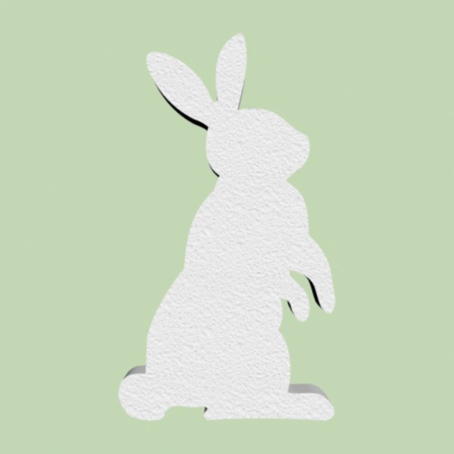 Заяц на задних лапах рисунок